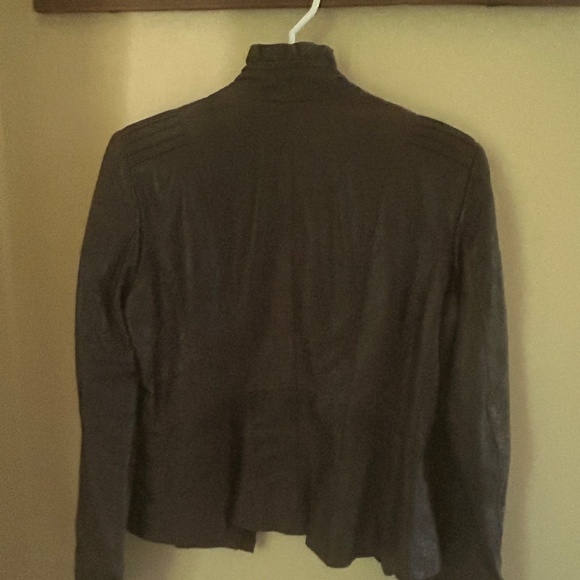 Leather bomber jacket - Picture 2 of 3